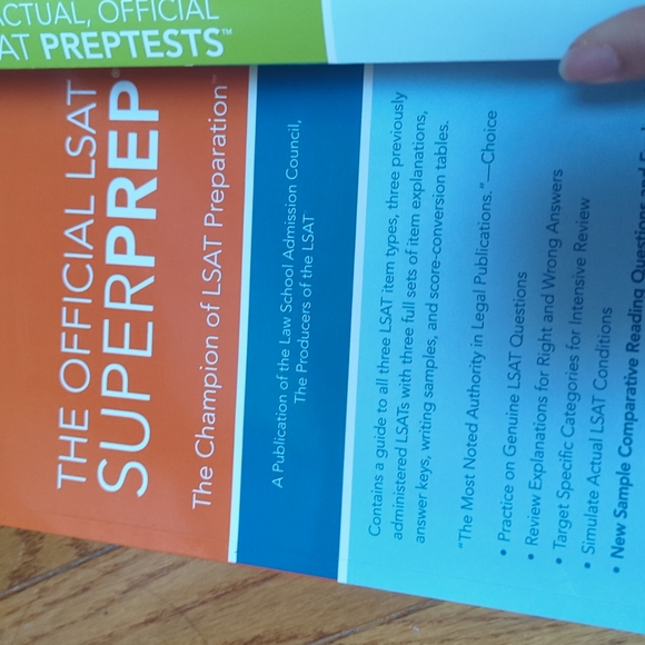 LSAT prep practice test books - Picture 2 of 6